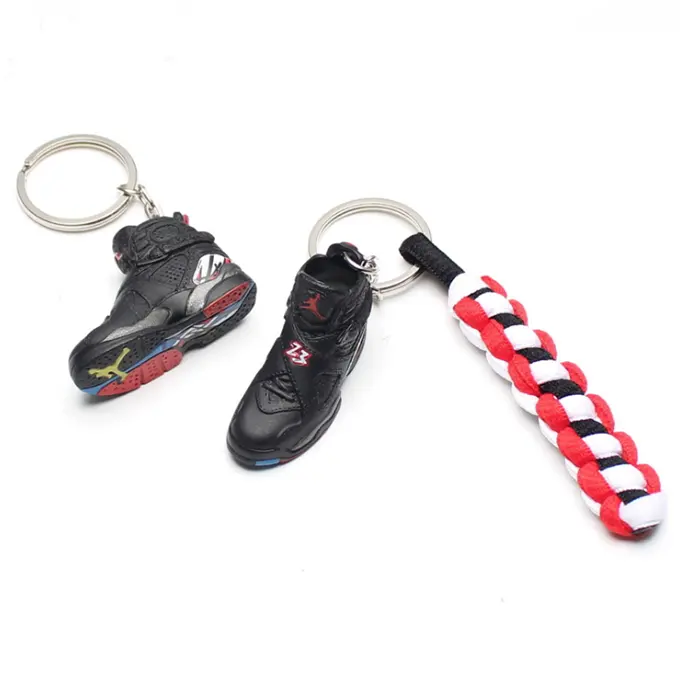 אישית מתנות מותאם אישית מיני sneaker 3D גומי נעל keychain