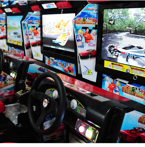 เครื่องเกมแข่งรถแบบหยอดเหรียญ หน้าจอ LCD HD 32 นิ้ว สำหรับเล่นคนเดียว รุ่น Outrun สำหรับโซนเกม - Product Image 4