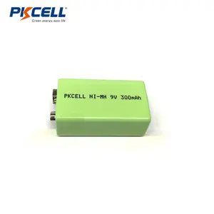 Venta caliente PP3 batería 9v buen precio 250MAH batería recargable de nimh para micrófono