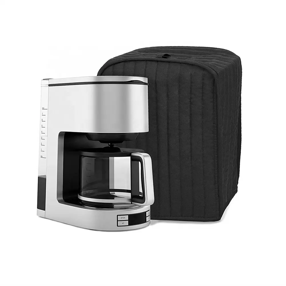 Housse de Protection anti-poussière pour machine à café, doublure en velours doux, Protection des empreintes digitales, appareil