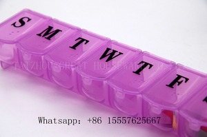 Estuche de Viaje de cuero Con Receta Medicamentos 7 Días caja de La Píldora Organizador - Product Image 1