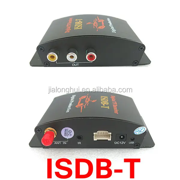 자동차 ISDB-T TV 튜너, HD 디지털 TV ISDB-T 셋톱 박스, 브라질 DigitaCar ISDB-T TV 튜너 수신기 박스
