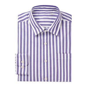 100% de manga larga de algodón de patrón de <span class=keywords><strong>rayas</strong></span> de los hombres de negocios <span class=keywords><strong>camisa</strong></span> - Product Image 1