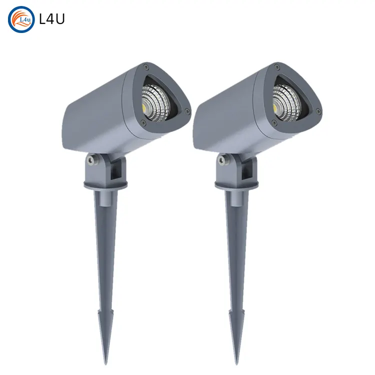 Ce Rohs Tuv Speciale Modern Design Outdoor Zwart Grijs Led Solar Gazon/Landschap Spike Licht Voor Tuin Park Huis verlichting