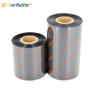 Ruy Băng Nhựa Resin Wax Màu Đen Cao Cấp Ruy Băng Truyền Nhiệt Máy In Mã Vạch 110Mm * 300M - Product Image 3