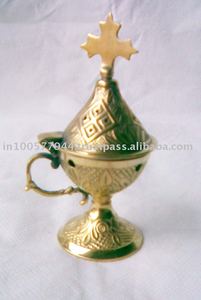 Quemador de incienso de latón, último diseño tradicional, decoración elegante tallada a mano para el hogar, Hotel, lugares religiosos, para uso aromático de otoño - Product Image 2