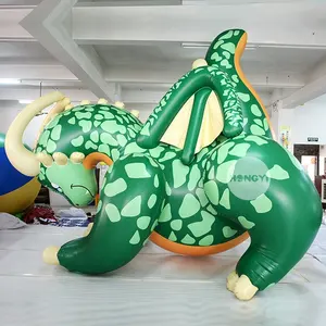 Corne Dragon géant en PVC vert, gonflable, de haute qualité, à vendre, nouveauté