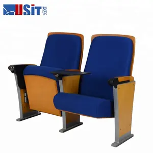 USIT UA-623 China Supplier Commercial Church Chairs Folding Auditorium Vvip Chairs Seating With Writing Table