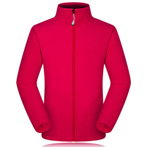 Wholesale Custom logo Winter Mens Long Sleeve Full Zip up Stand Collar Outwear <strong>Micro</strong> Polar <strong>Fleece</strong> <strong>Jacket</strong> Men - Product Image 5