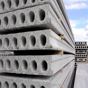 Prefabrikasi Digunakan Precast Beton Semen Inti Berongga Panel Dinding