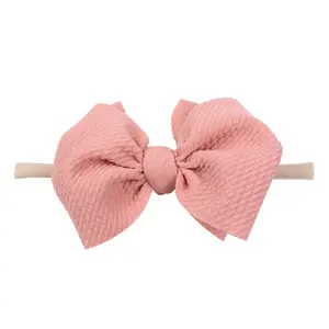 Bandeaux élastiques en Nylon pour filles, nœuds de cheveux, pour bébé, doux et solide, accessoires de cheveux, DIY, 2019 pouces, nouvelle collection, 4.5