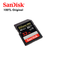 100% Original SanDisk Extreme Pro UHS-I carte mémoire SDHC 95 Mo/s carte plastique téléphone DVR GPS tailles disponibles 32 Go 64 Go 128 Go