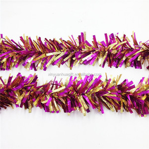 De Navidad al aire libre de cable color mezclado oropel garland - Product Image 6