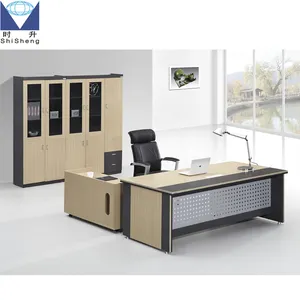 Customizable luxurious color-assorted MFC office desk executive desk