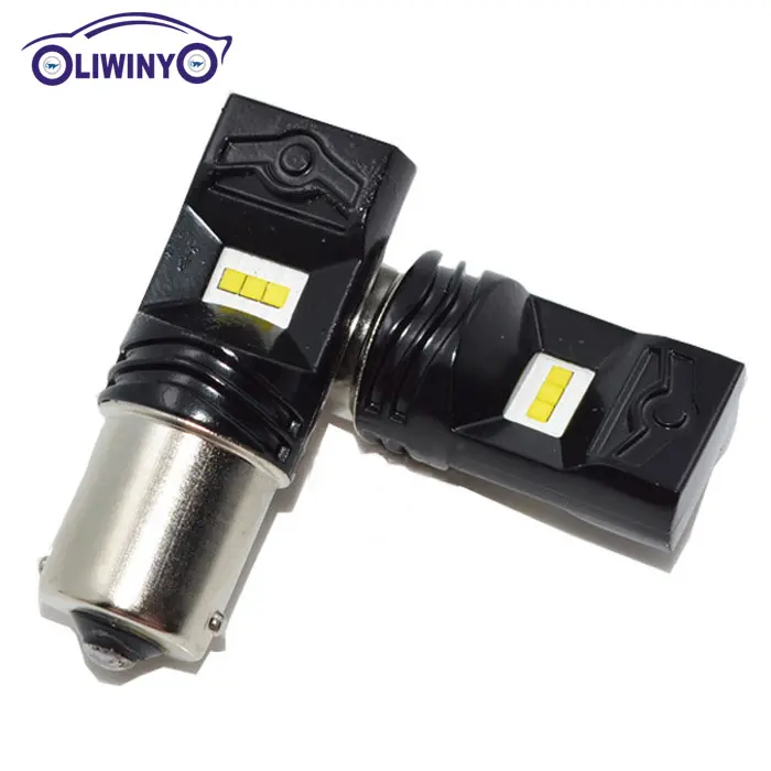 Liwiny หลอดไฟ LED 1156 6LED 30W,ไฟถอยหลัง Led สว่างมาก CSP1919ปรับแต่งอัตโนมัติ