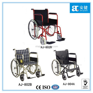 Foshan Nanhai <span class=keywords><strong>Anjian</strong></span> Economic 24X1-3/8 Silla de ruedas manual con estructura de acero - Product Image 5