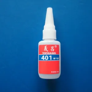 Cola instantânea cianoacrílica adesiva super cola 401