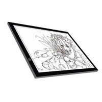 Tablette à dessin A3 avec éclairage LED pour l'animation, le croquis, la conception, le pochoir, le dessin