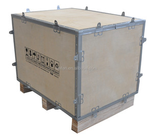 SF collapsible plywood boxes wooden crate in packaging