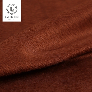 8788 50% laine 10% alpaga brossé mohair polaire caramel laine tissu pour vêtement - Product Image 4