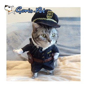 Commercio all'ingrosso Gatto Polizia Vestiti Del Cane XXL Costumi di Halloween - Product Image 6
