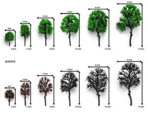 Modelo 3D de plástico en miniatura árbol en tren <span class=keywords><strong>MT09</strong></span>-50 - Product Image 5