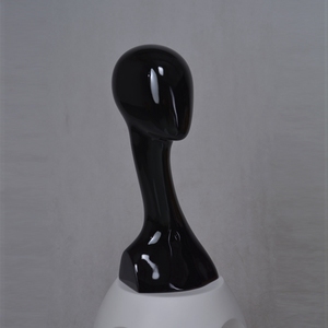 Hombre <span class=keywords><strong>sin</strong></span> rasgos recogido cabeza de maniquí de cabeza de huevo <span class=keywords><strong>sin</strong></span> rostro negro cuello en venta - Product Image 2
