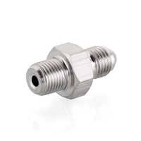 Raccord de tuyauterie métrique réducteur mâle en zinc forgé, en acier inoxydable SS304, raccord hexagonal hydraulique