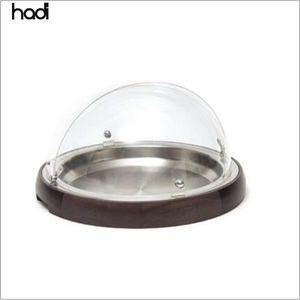 HADI guangZhou fábrica al por mayor buffet equipo de exhibición de alta calidad grande redondo de madera para servir pan - Product Image 3