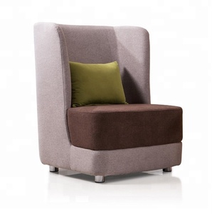 Respaldo Alto hotel dormitorio sillón con otomana para reposapiés - Product Image 6