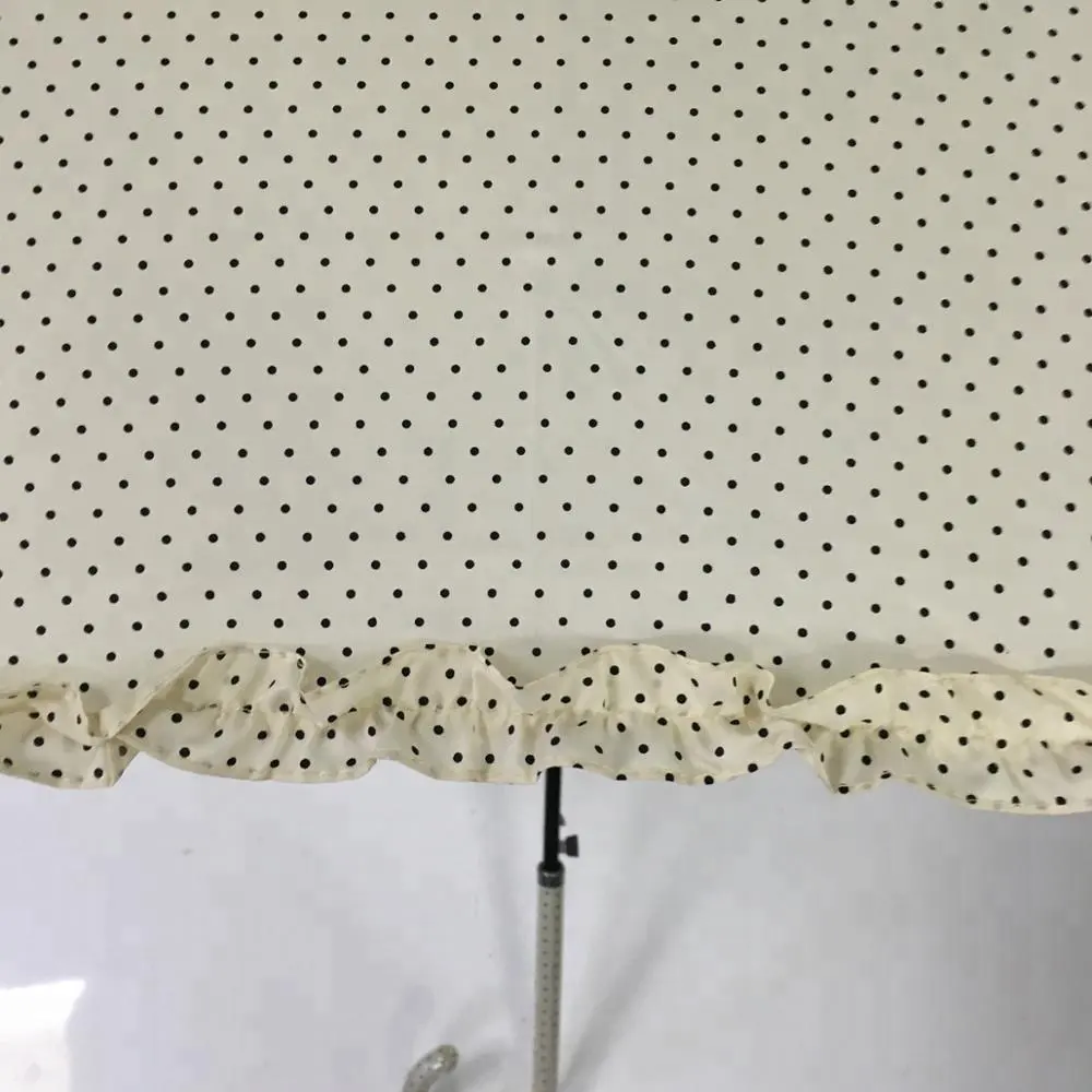 자동 오픈 돔 모양 스틱 긴 러플 우산 디자인