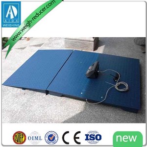 Ultra Low Profile <span class=keywords><strong>3</strong></span> Tonnen 6600 Pfund elektronische Waage 48x48 "LED-Anzeige 1g OEM anpassbare Boden palette Versand waage - Product Image 2