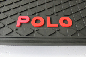 Noir Beige <span class=keywords><strong>Voiture</strong></span> Caoutchouc Tapis de Sol Avant, Arrière 5 pc Ensemble All Weather Semi pour VW polo - Product Image 4