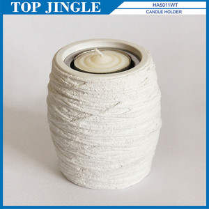 ที่วางเทียนคอนกรีตรูปทรงเส้นด้ายแฟนซี - Product Image 2