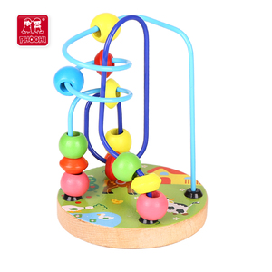 Niños preescolar habilidades motoras de tráfico de madera granja mini niños laberinto bolas juguetes para 1 + - Product Image 2