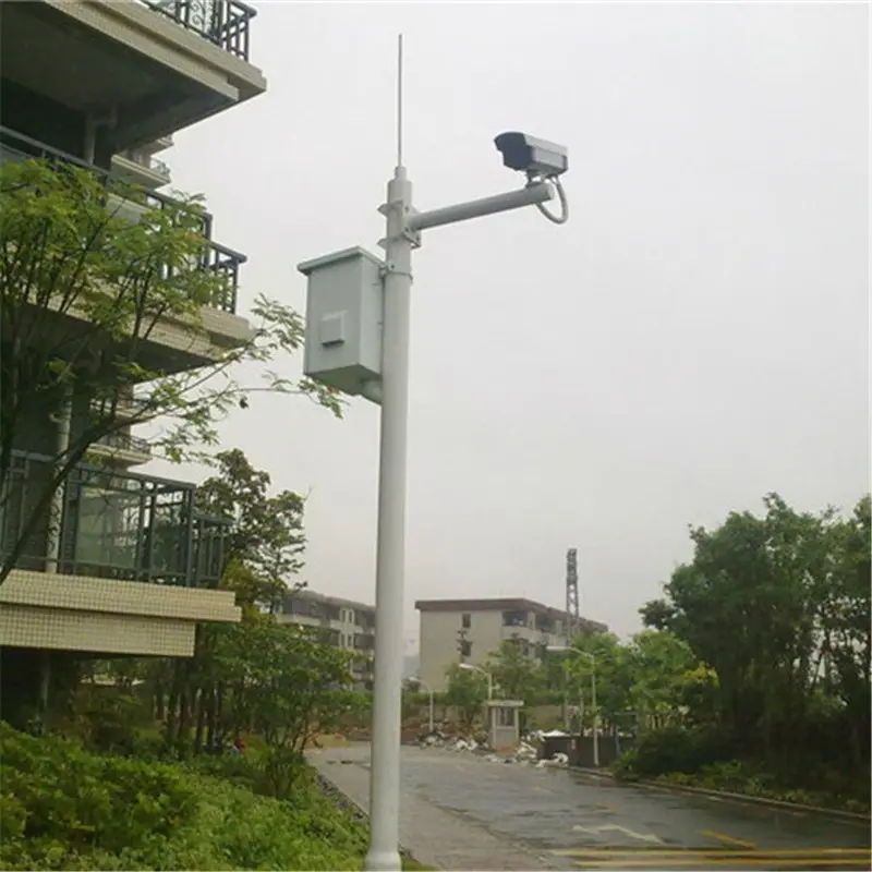 4~15m HDG Telescopic cctv Camera Mast monitor pole