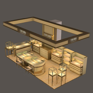 <span class=keywords><strong>Comptoir</strong></span> de <span class=keywords><strong>caisse</strong></span> de bijouterie personnalisé, design de mobilier de luxe, <span class=keywords><strong>vitrine</strong></span> de présentation de bijoux - Product Image 4