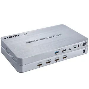 4-Ways HDMI Media Player V4k 30Hz USB flash memory and hard disk