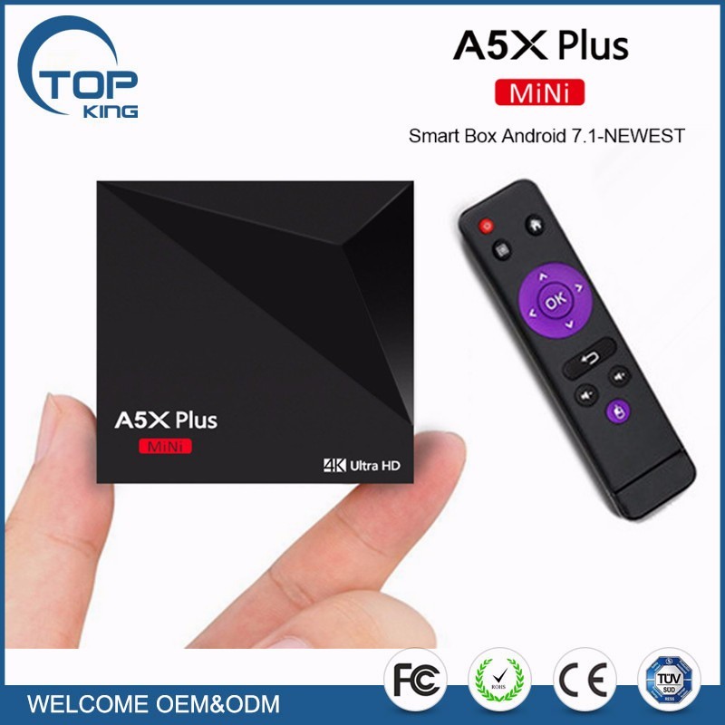Top-King 2017 kodi 17.1 Android 7.1 TV A5X ADEMÁS de Cuatro Núcleos XBMC kodi 64bit 17.1