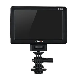 VILTROX DC-50 5 inç LCD Taşınabilir Kamera alan monitörü, TFT HD video monitörü ile FM50 Pil/Güneşlik Kapak/sıcak Ayakkabı Dağı