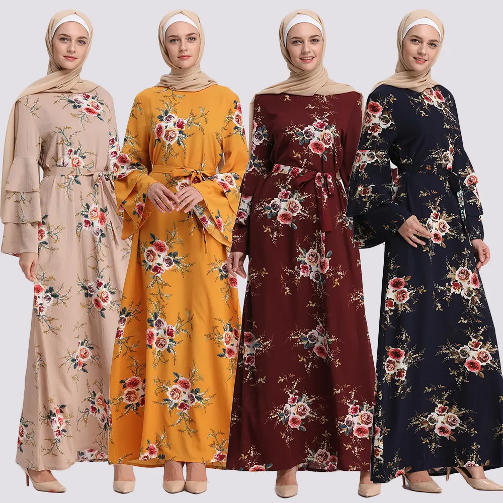 Hot sale 2019 Abaya in china dubai islamic clothing muslim women muslim dress
