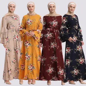 热卖 2019 Abaya 在中国迪拜伊斯兰服装穆斯林女性穆斯林服饰