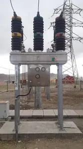 69KV 72.5KV في الهواء الطلق SF6 سداسي فلوريد الكبريت الميت خزان قطاع دارة 2000A