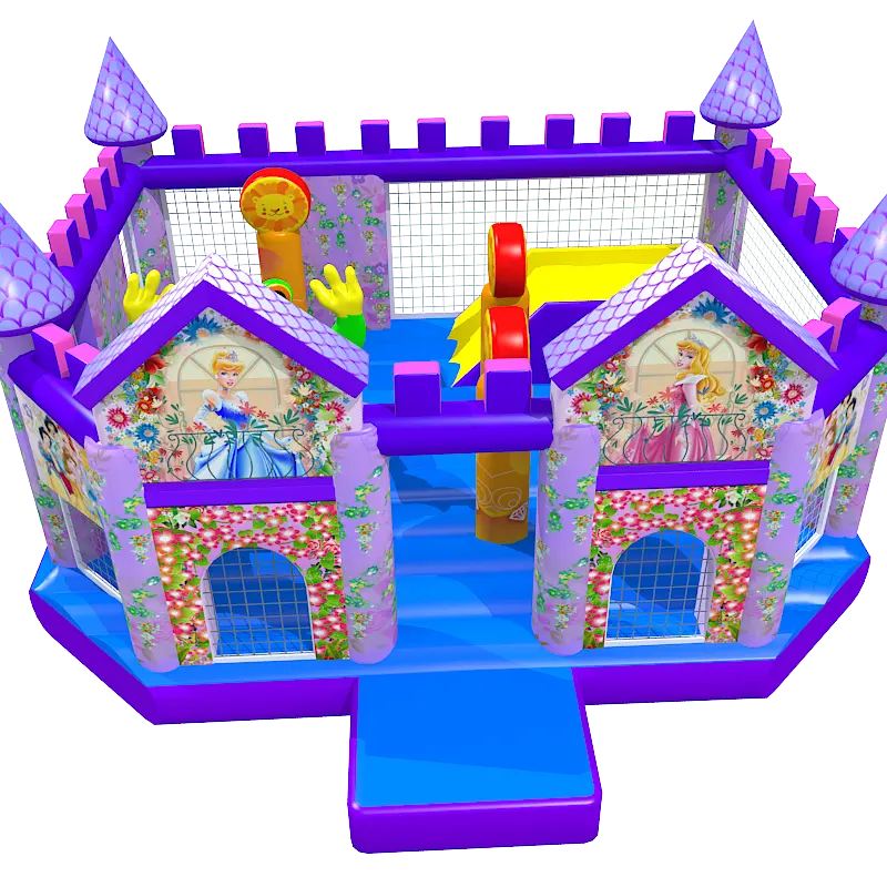 Large shopping mall children's paradise indoor inflatable jumping castle large bouncing bed manufacturers direct sales