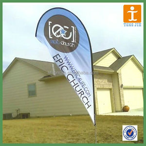 Tj -- xb-204 Happy New Year banner flag print out your company's logo - Product Image 4
