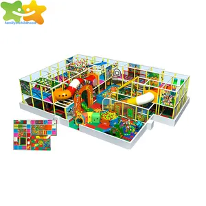 Professional Small Indoor Plastic Slide Commercial Indoor Soft Playground Equipment