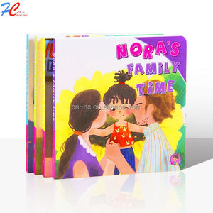China de fábrica completa impresión color encuadernación cartón niños <span class=keywords><strong>libro</strong></span> con historia corta - Product Image 1