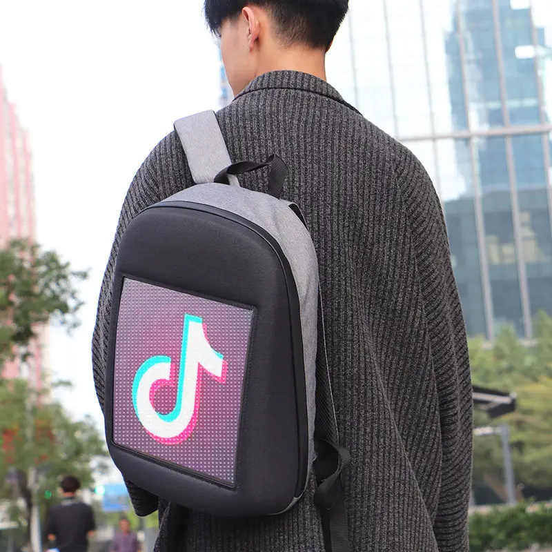 Водонепроницаемый рюкзак с ЖК-дисплеем для наружной мобильной рекламы
