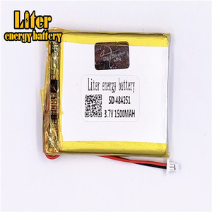 Plug 1.0-2 P 3.7 V 484251 1500 mah lipo battery Rechargeable solar li ion polymer lithium battery with PCM - Product Image 2