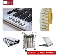UHF RFID sur étiquette en métal Sliverline Tag imprimable pour la gestion des actifs